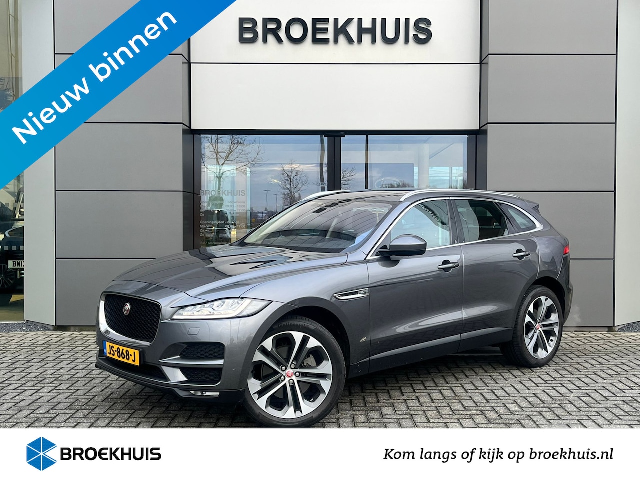 Jaguar F-Pace - 3.0 S/C Portfolio AWD 35t | 21 Inch | Head-Up | Pano | Alcantara hemel | Cold Climate | Me - AutoWereld.nl