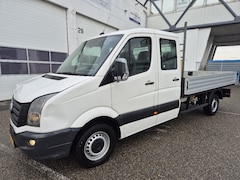 Volkswagen Crafter - 50 2.0 TDI L4H1 DC 7-pers 164pk lichte schade airco cruise 2800trekhaak pick-up openlaadba