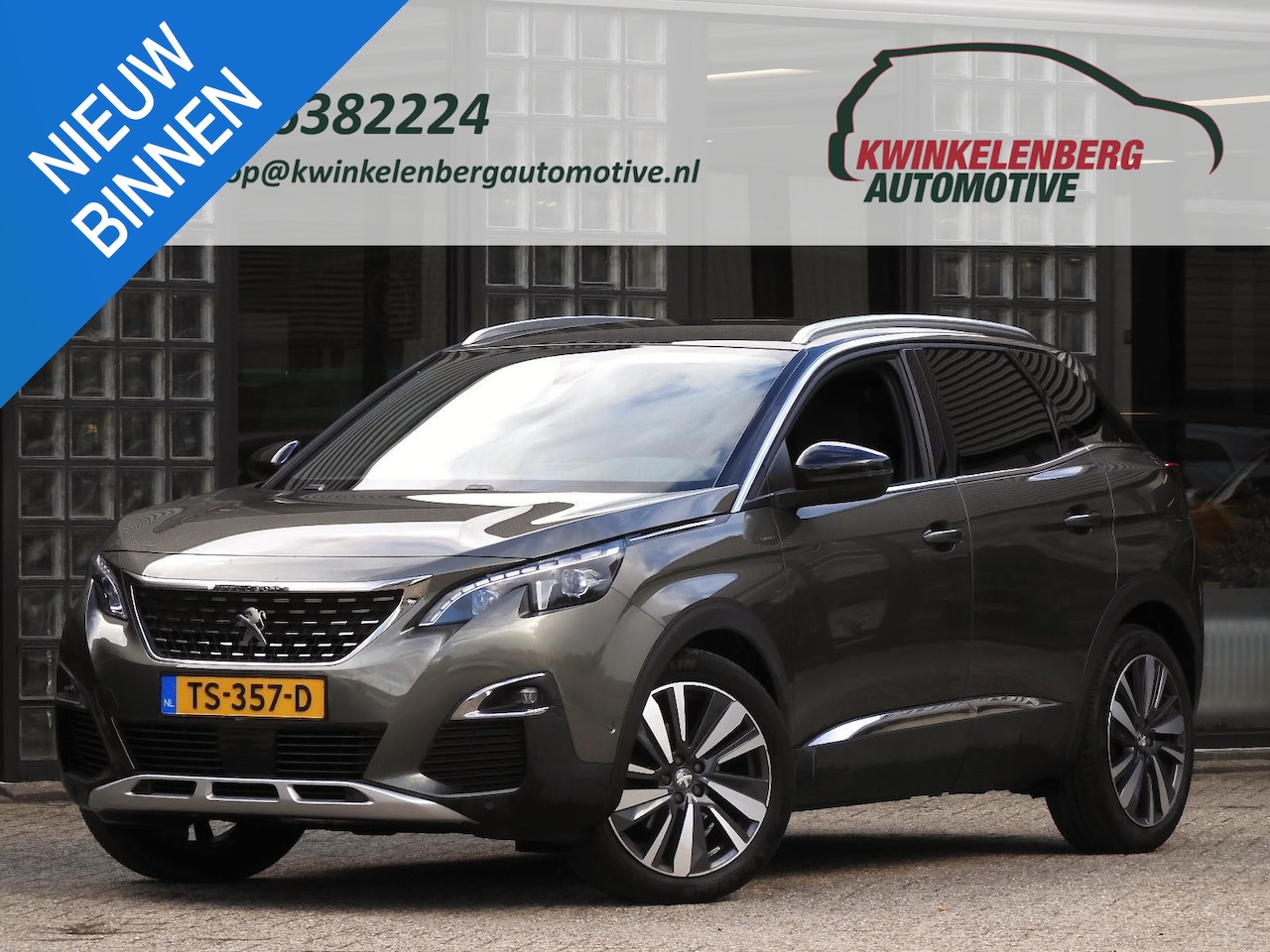 Peugeot 3008 - 130PK GT-LINE/ 'NAPPA MISTRAL' LEDER/ CAMERA - AutoWereld.nl