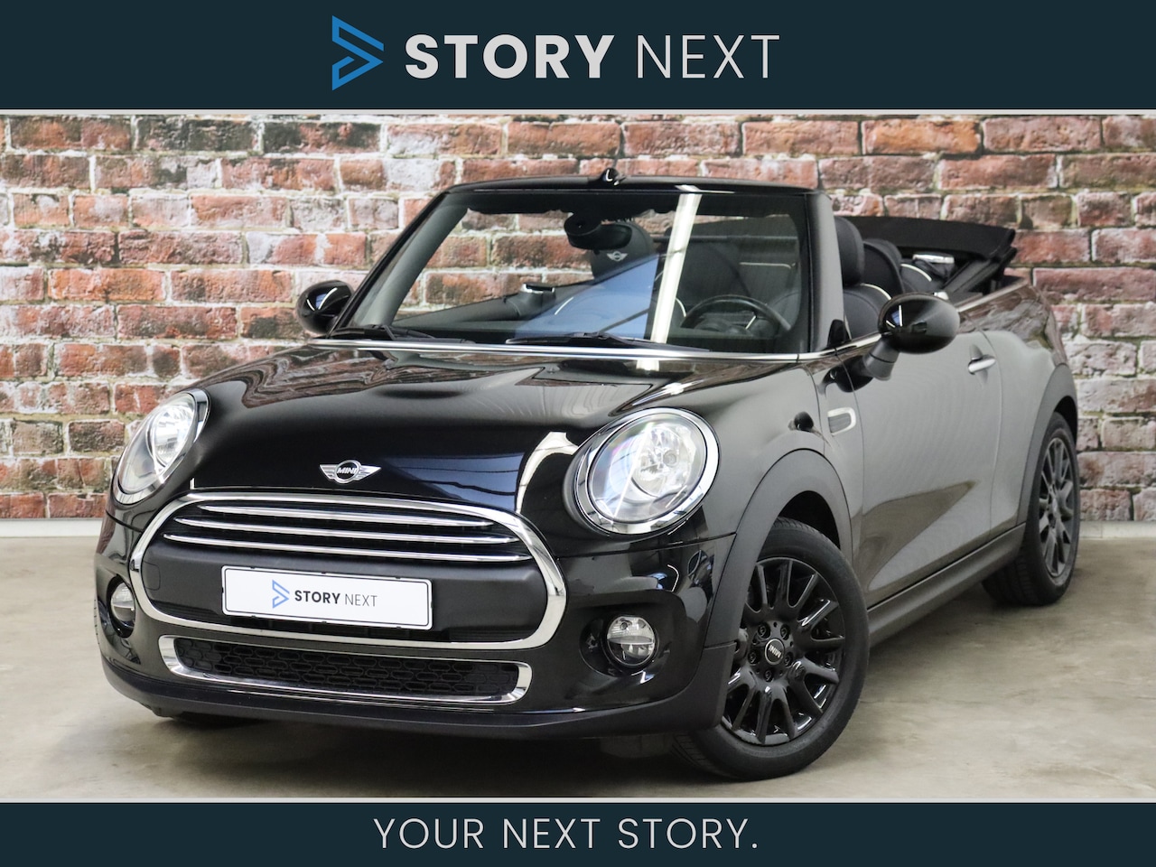 MINI Cabrio - One Pepper / Stoelverwarming / Navigatie / Parkeersensoren / Cruise Control / Leder / Blue - AutoWereld.nl