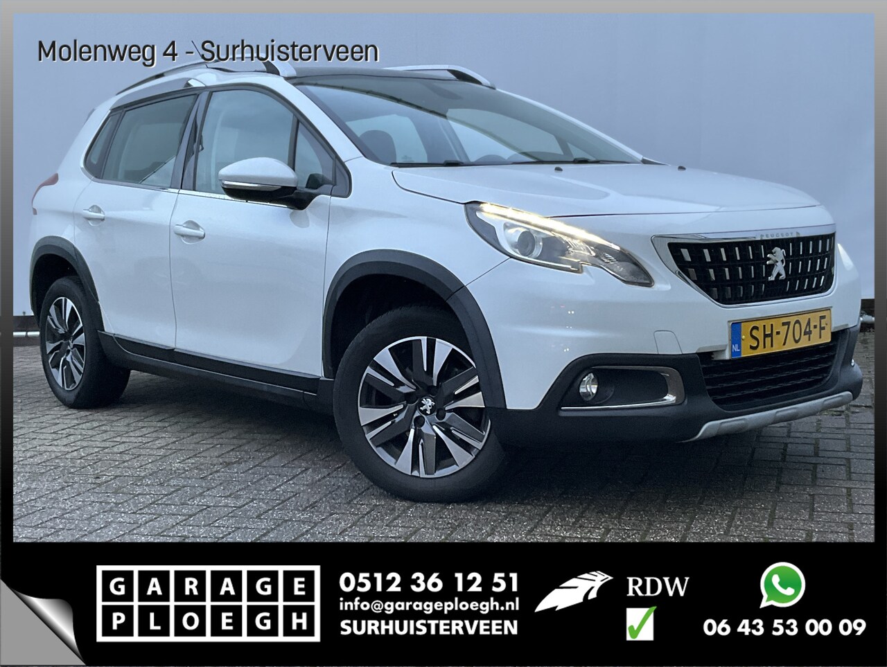 Peugeot 2008 - 1.2 Autom Allure *riem verv* Pano Leer/stof Nav Carplay Trekhaak Hoogzitter - AutoWereld.nl