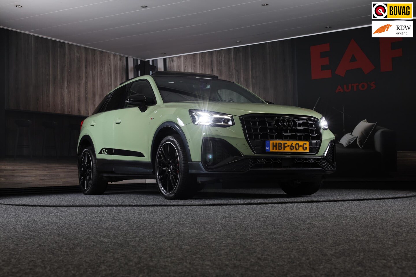 Audi Q2 - 35 TFSI Edition ONE S Line / AUT / ACC / Open Pano / Virtual Cockpit / Lane Assist / Leder - AutoWereld.nl