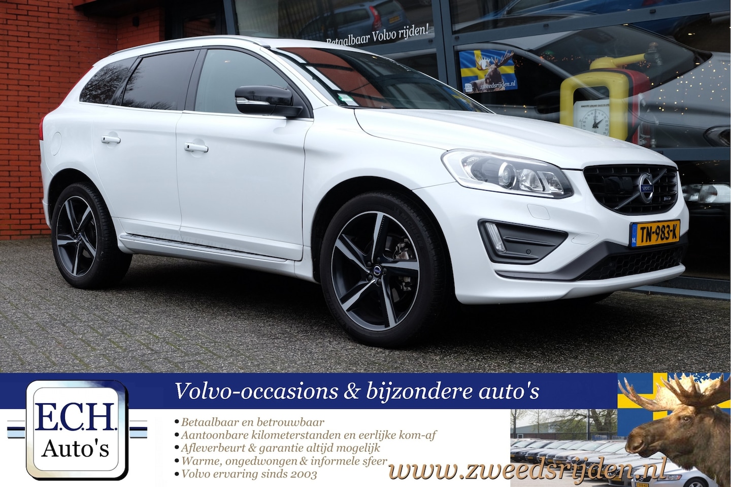 Volvo XC60 - D5 220Pk Aut. R Design, Panoramadak, Adaptive Cruise - AutoWereld.nl