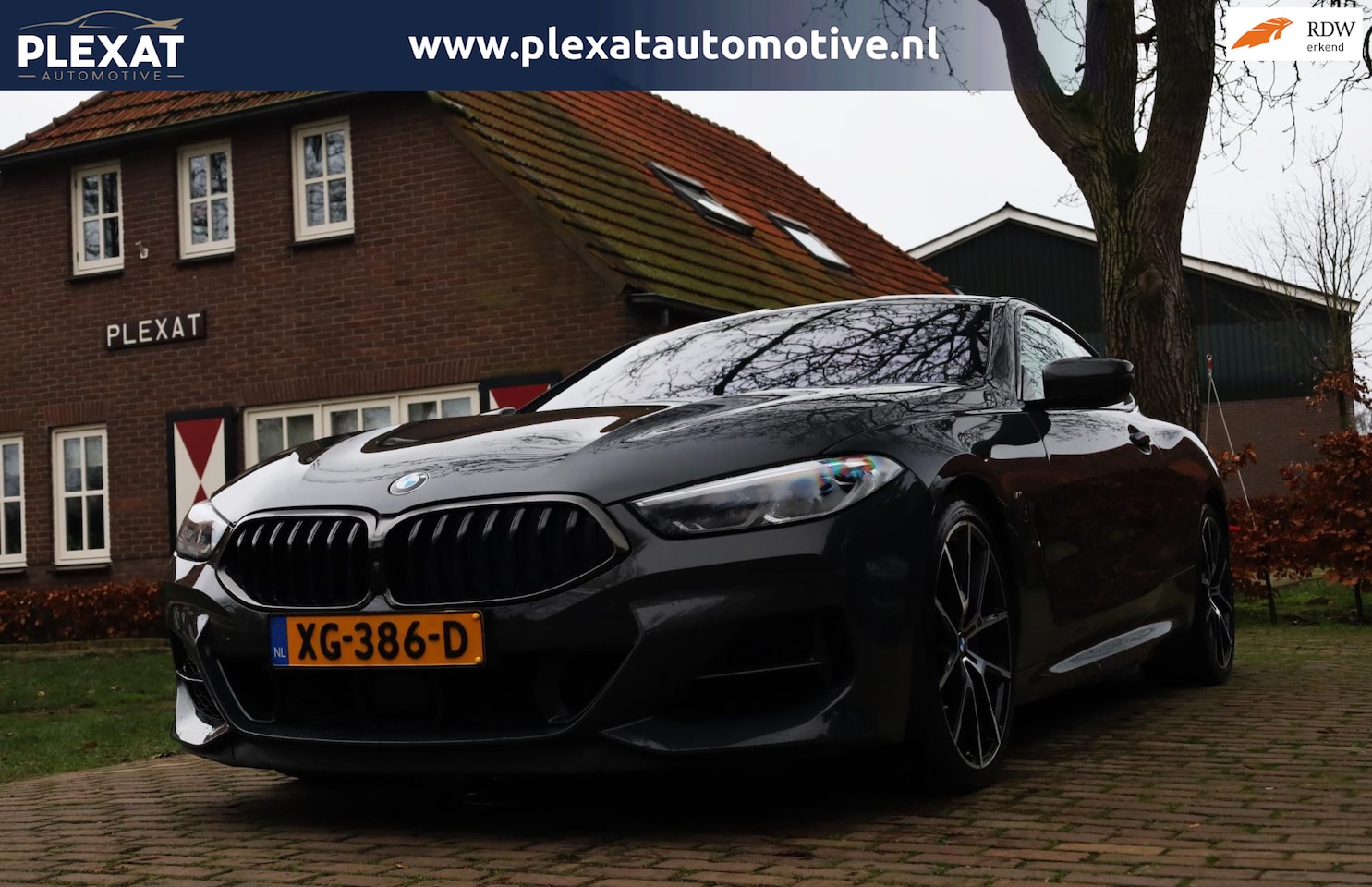 BMW 8-serie - M850i xDrive High Executive | Carbon Dak | Laser Light | NL. Auto | Soft-close | Leren Das - AutoWereld.nl