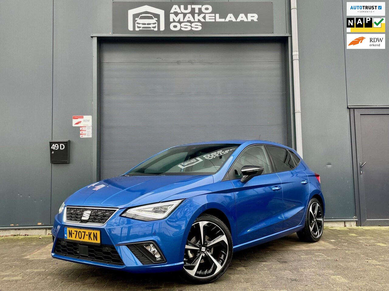 Seat Ibiza - 1.0 EcoTSI FR NAP CARPLAY CRUISE LANEASSIST DAB CLIMA LM VELGEN MF STUUR LED - AutoWereld.nl