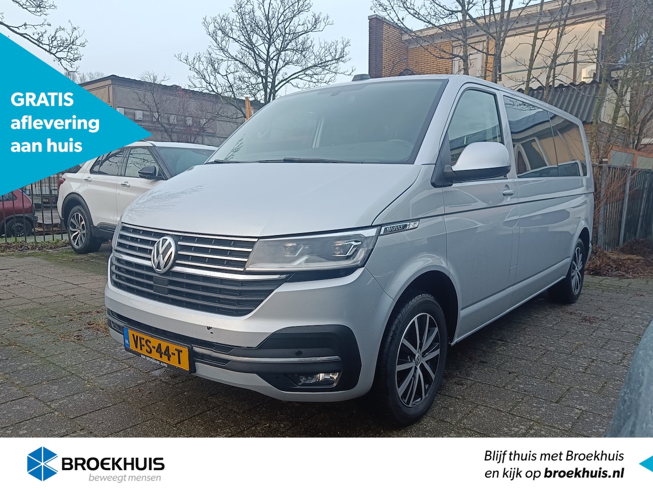 Volkswagen Transporter - 2.0 TDI L2H1 30 Dubbel Cabine Bulli | 1e Eigenaar | Dealer Onderhouden | Lederen Comfortst - AutoWereld.nl