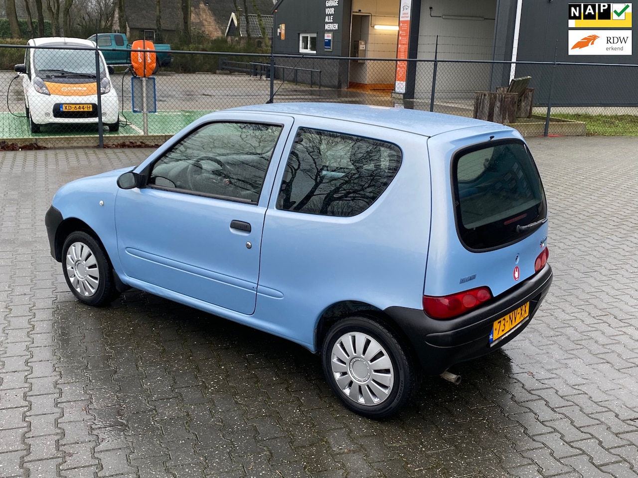 Fiat Seicento - 1.1 S 1.1 S ( INCLUSIEF NIEUWE APK BIJ AFLEVERING ) - AutoWereld.nl