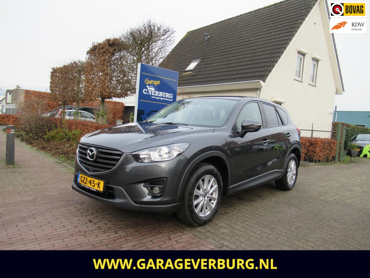 Mazda CX-5 - 2.0 SkyActiv-G 165 (Navi,Cruise,Afn.Trekhaak,LED) --99.078 Km -- - AutoWereld.nl