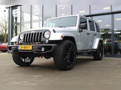 Jeep Wrangler Unlimited - 3.6i V6 4x4 JK SAHARA / Leder Bruin / Hardtop in kleur