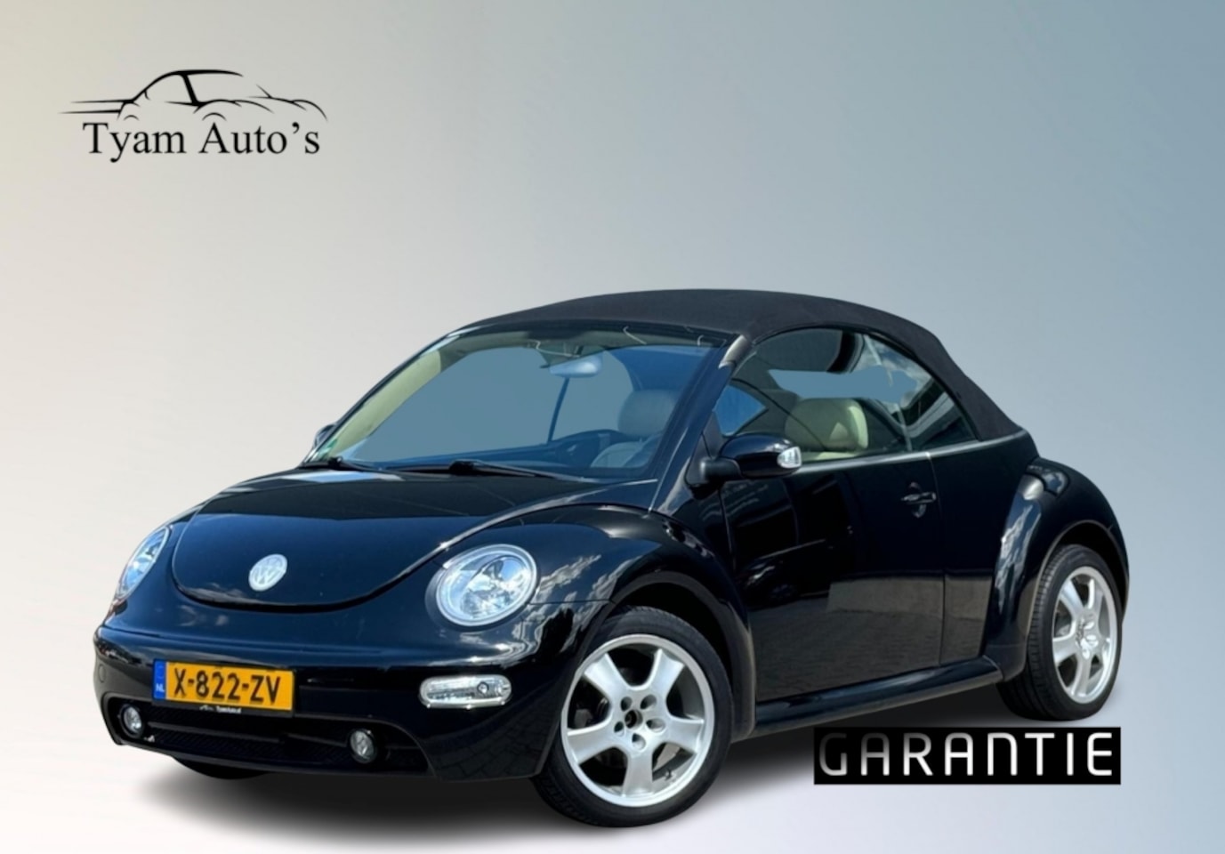 Volkswagen New Beetle - 1.6 CABRIO HIGHLINE / AIRCO LEER PDC STOELVERWARM BLUETOOTH AUX - AutoWereld.nl