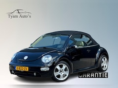 Volkswagen New Beetle - 1.6 CABRIO HIGHLINE / AIRCO LEER PDC STOELVERWARM BLUETOOTH AUX