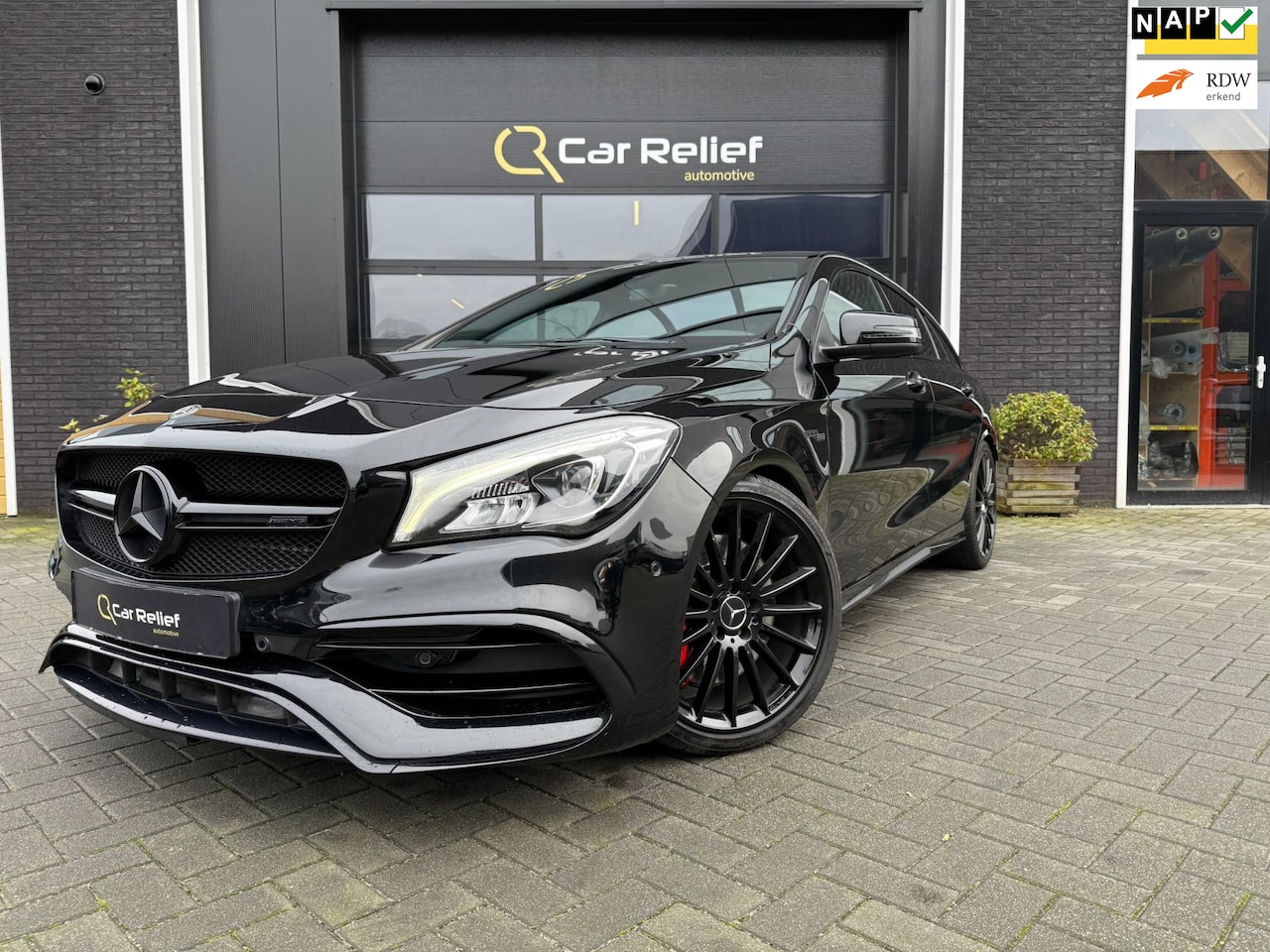 Mercedes-Benz CLA-klasse Shooting Brake - AMG 45 4MATIC, Panoramadak, Sfeerverlichting, Parkeersensoren v/a, H/K, Stoelverwarming - AutoWereld.nl