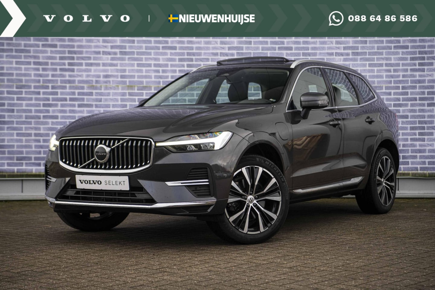 Volvo XC60 - 2.0 T6 Plug-in hybrid AWD Plus Bright | Long Range | Stoel en Stuurverwarming | LED koplam - AutoWereld.nl