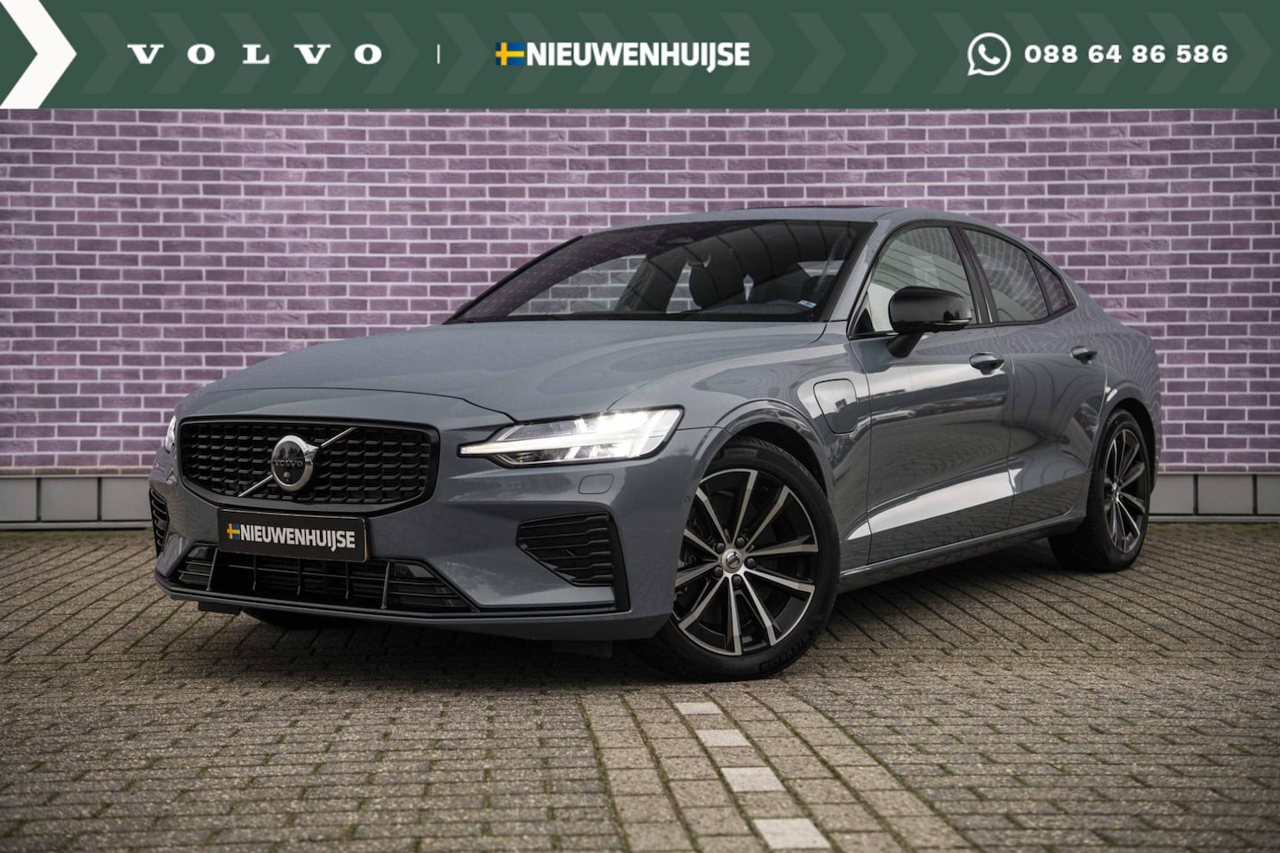 Volvo S60 - 2.0 Recharge T6 AWD Ultimate Dark | Trekhaak | Bowers & Wilkins audio | Head-up Display | - AutoWereld.nl