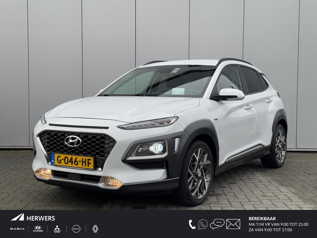 Hyundai Kona - 1.6 GDI HEV Premium / Leder / KRELL Audio / Stoelverkoeling & Verwarming / Elek. Bedienbar - AutoWereld.nl