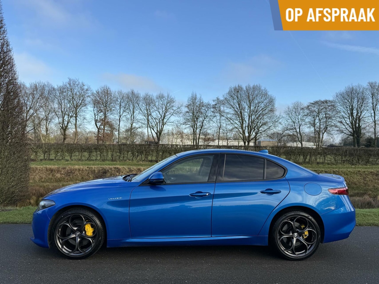 Alfa Romeo Giulia - 2.0T Q4 Veloce, 69DKM!! Blu Misano!! 280pk - AutoWereld.nl