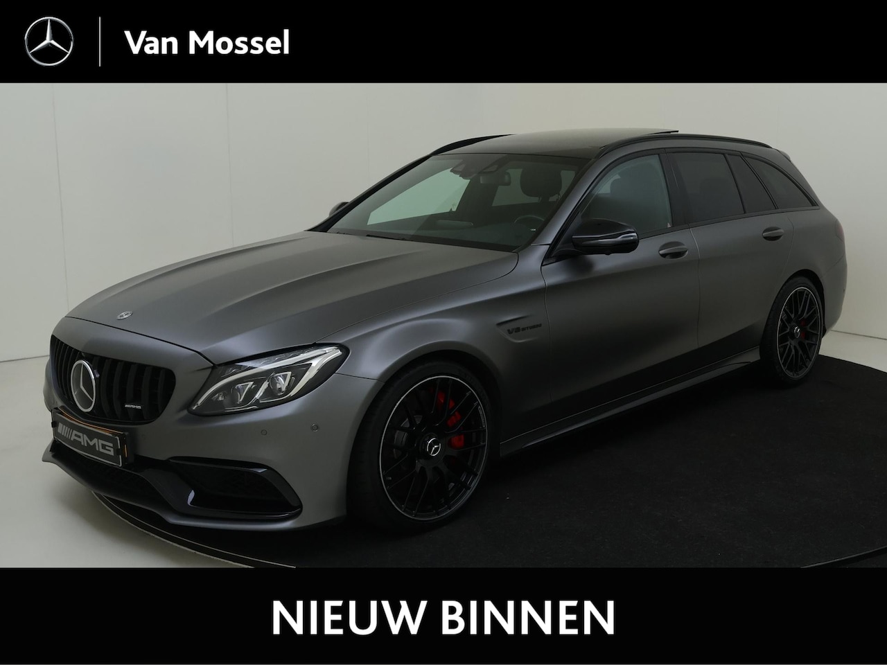 Mercedes-Benz C-klasse Estate - AMG 63 S / Panoramadak/ Burmester/ DISTRONIC/ Head Up/ COMAND - AutoWereld.nl