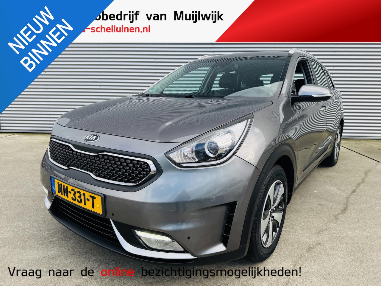 Kia Niro - 1.6 GDi Hybrid First Edition Trekhaak afneembaar | Clima | Navi - AutoWereld.nl