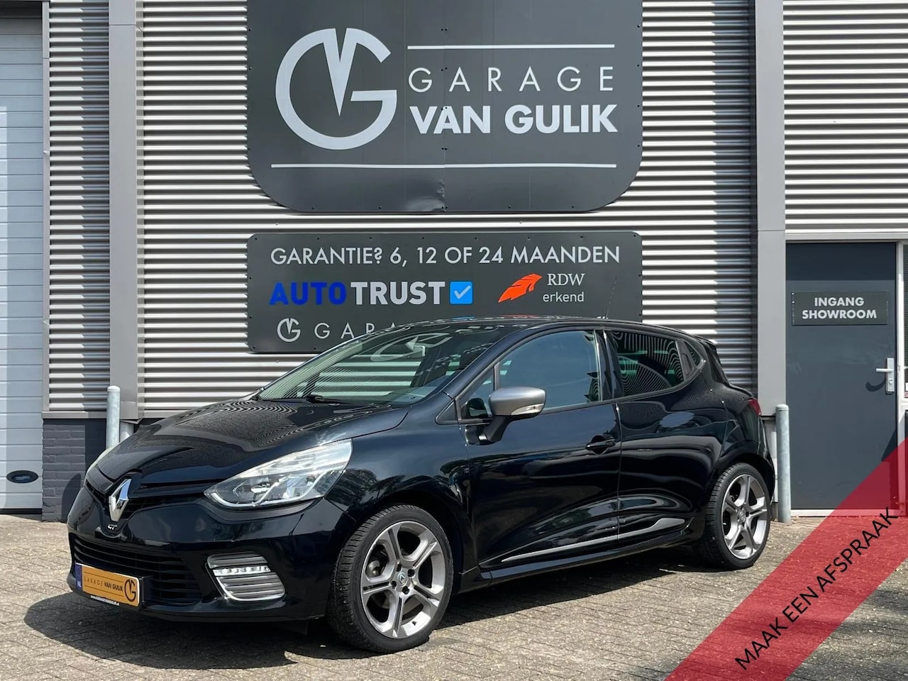 Renault Clio - 1.2 GT 120PK Automaat Clima,Cruise,Navi,Led,Isofix,GetintGlas,Bluetooth,LederenStuurwiel, - AutoWereld.nl