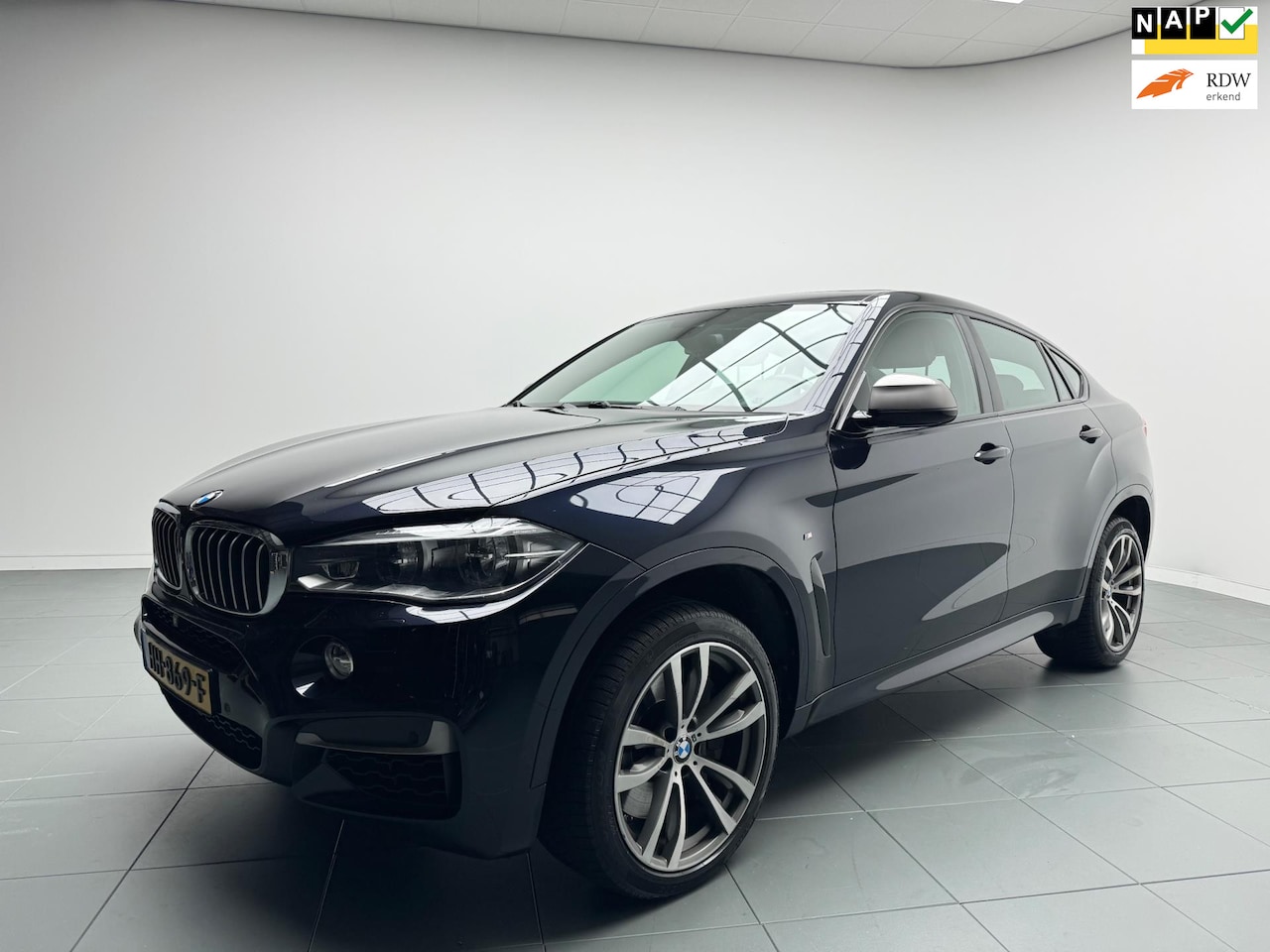 BMW X6 - M50d 381 Pk Automaat Airco Navi Xenon Schuifdak Nap Duitse Brief - AutoWereld.nl