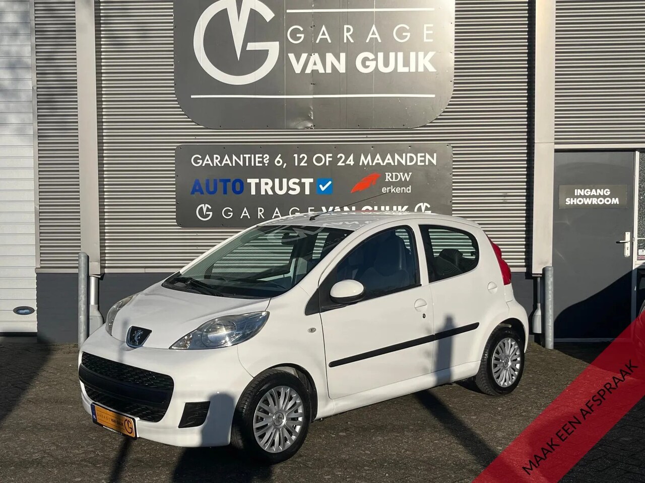 Peugeot 107 - 1.0 68PK XS 5 deuren Airco,Leder/Alcantara,ElektrischPakket,Toerenteller,Isofix,Aux, - AutoWereld.nl