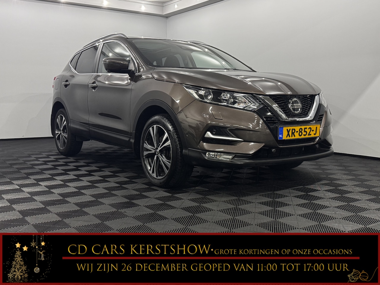 Nissan Qashqai - 1.2 Tekna Pano, 360 Camera, Navi, Keyless start, Stoelverwarming, Cruise control - AutoWereld.nl