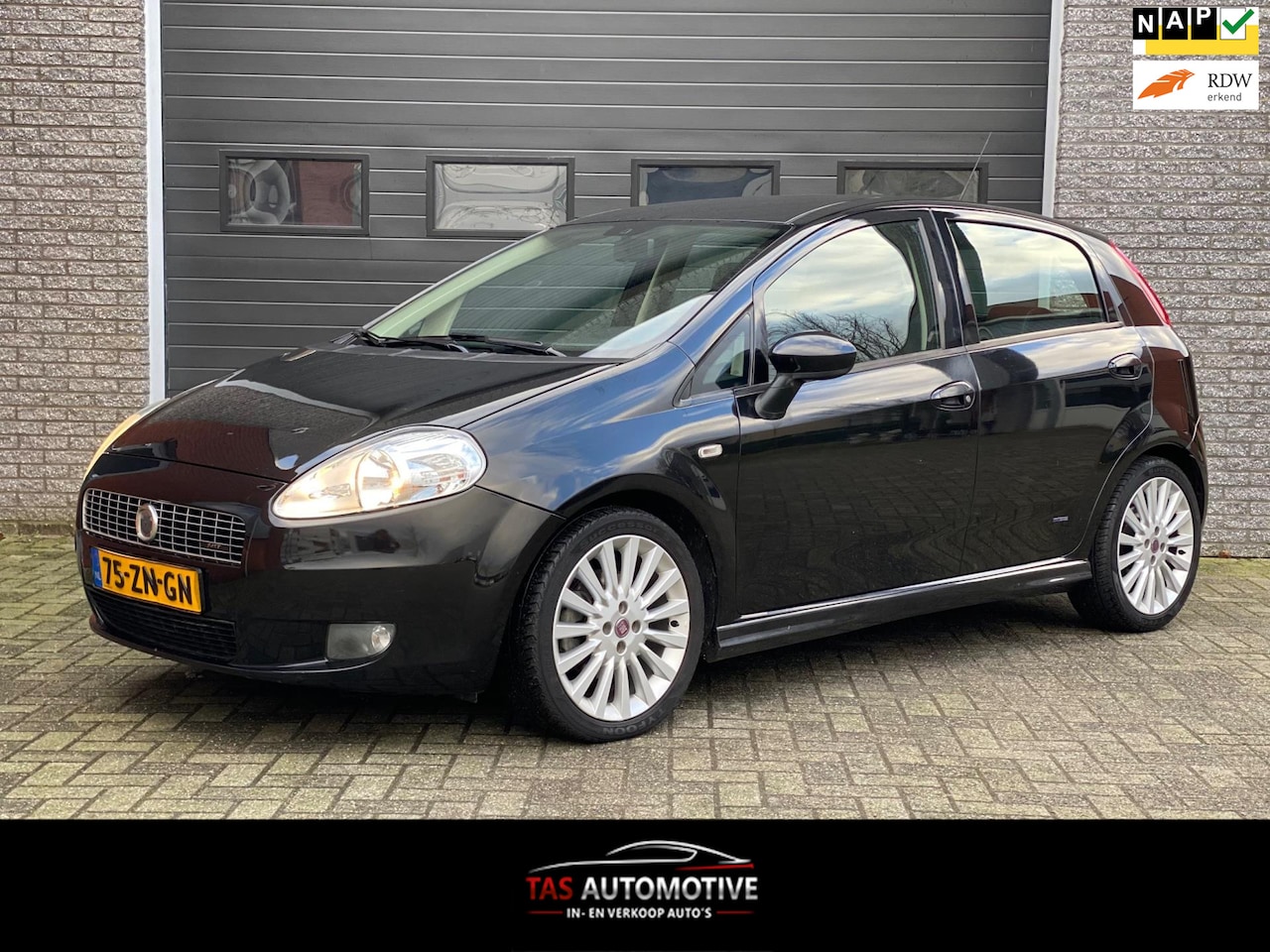 Fiat Grande Punto - 1.4-16V Sport 5-deurs 2e EIG/CLIMA/120PK - AutoWereld.nl