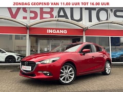 Mazda 3 - 3 2.0 SKY-ACTIV 120PK GT-M LEER NAVI CAMERA TREKHAAK HEAD-UP BOSE