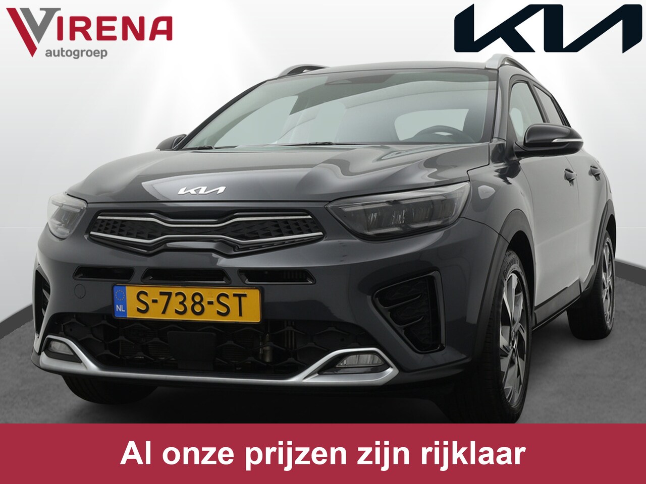 Kia Stonic - 1.0 T-GDi MHEV GT-Line Navi - Clima - Cruise - CarPlay - Half leder - Stoel/Stuur verwarmi - AutoWereld.nl