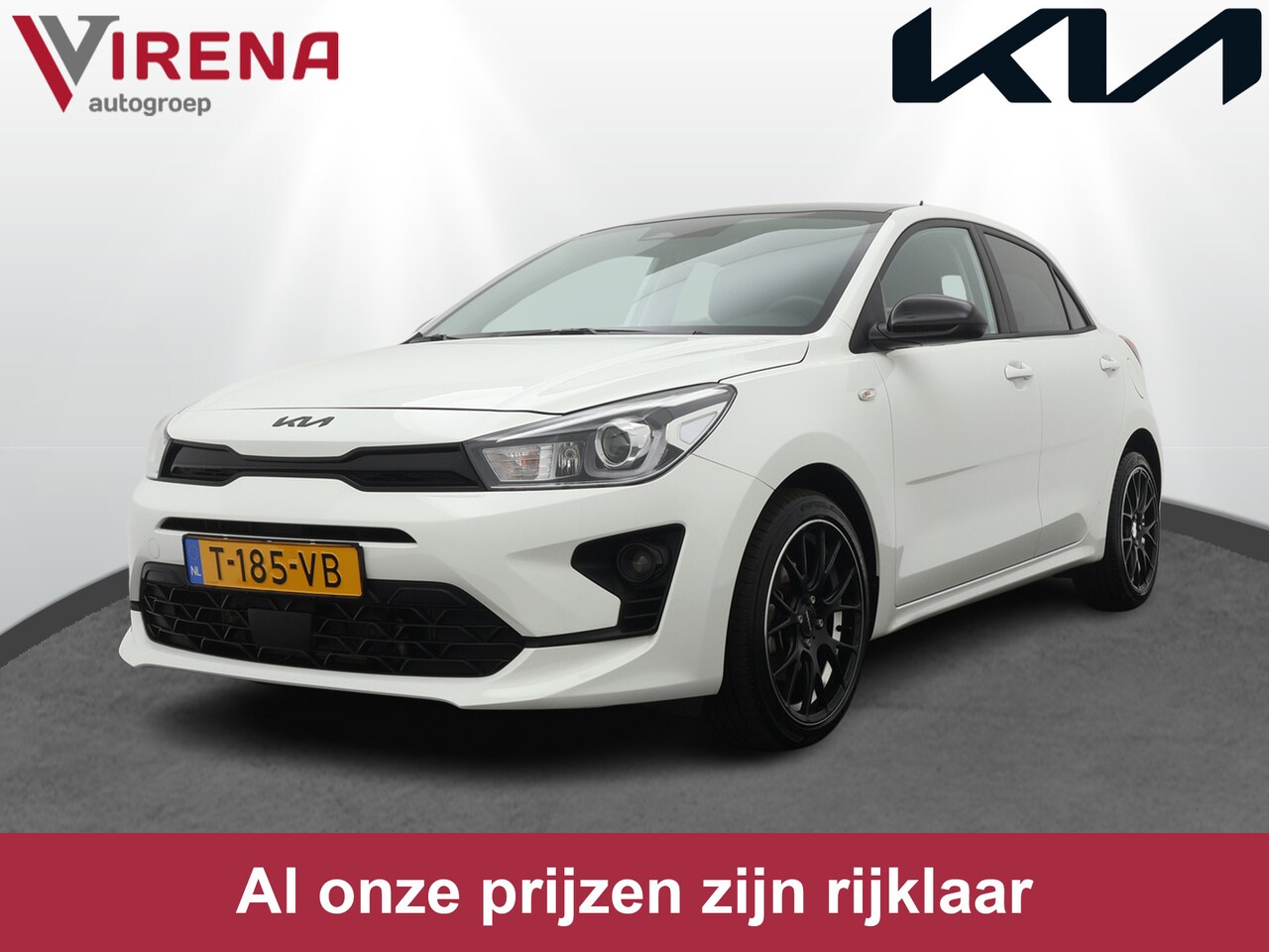 Kia Rio - 1.0 T-GDi MHEV DynamicLine - Black Edition - Achteruitrijcamera - Apple CarPlay - Cruise C - AutoWereld.nl