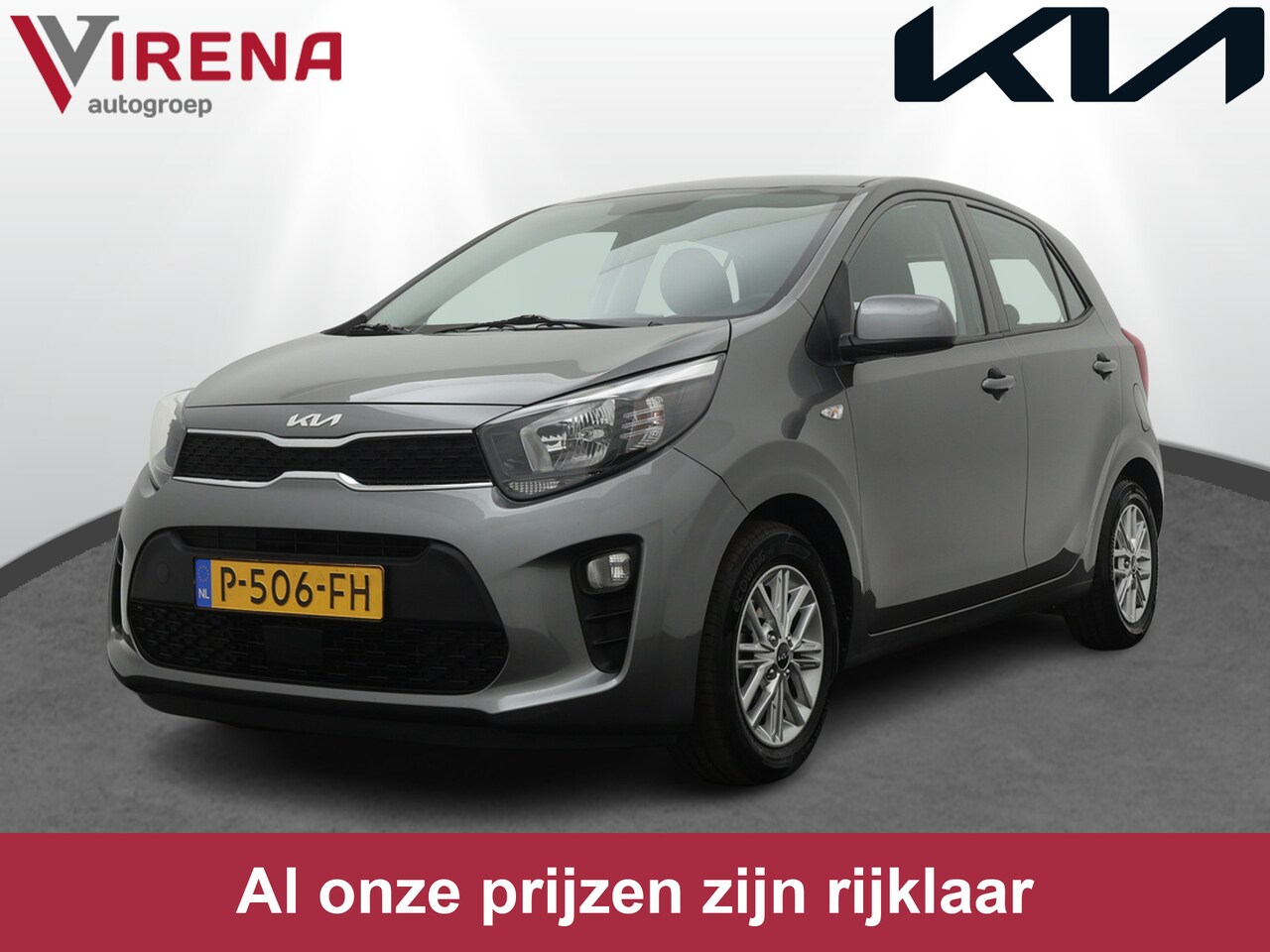 Kia Picanto - 1.0 DPi DynamicLine - Apple CarPlay / Android Auto - Cruise Control - Airco - Elektrische - AutoWereld.nl