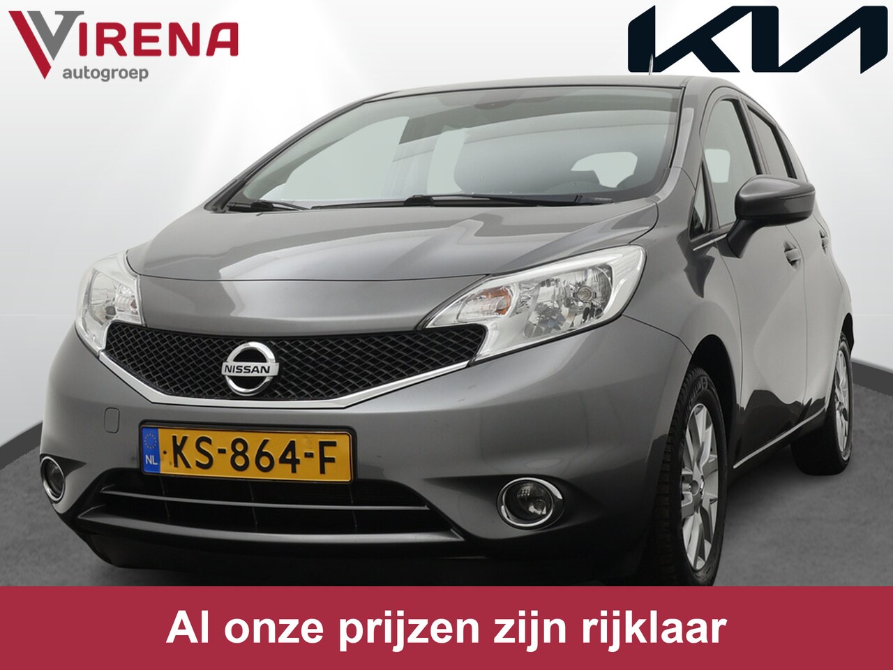 Nissan Note - 1.2 Connect Edition Navigatie  - Cruise - Cilma - Keyless - Licht metaal 12 maanden Bovag - AutoWereld.nl