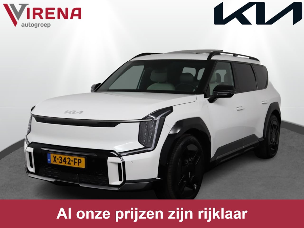 Kia EV9 - Launch Edition GT-Line AWD 99.8 kWh - Navigatiesysteem 12,3 inch scherm - Batterijverwarmi - AutoWereld.nl