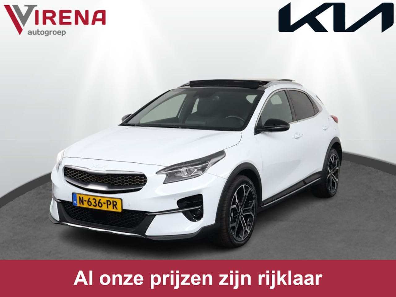 Kia XCeed - 1.5 T-GDI MHEV Black Edition - Automaat - glazen schuif-/kanteldak - Cruise control adapti - AutoWereld.nl