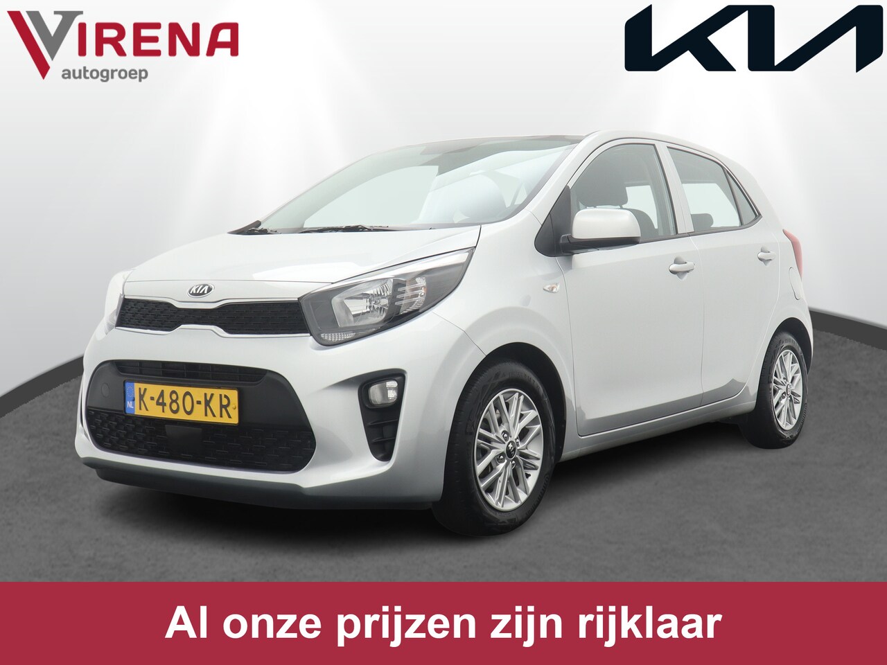 Kia Picanto - 1.0 DPi DynamicLine - Airco - Android/Apple Carplay - Cruise Control - Lichtmetalen Velgen - AutoWereld.nl