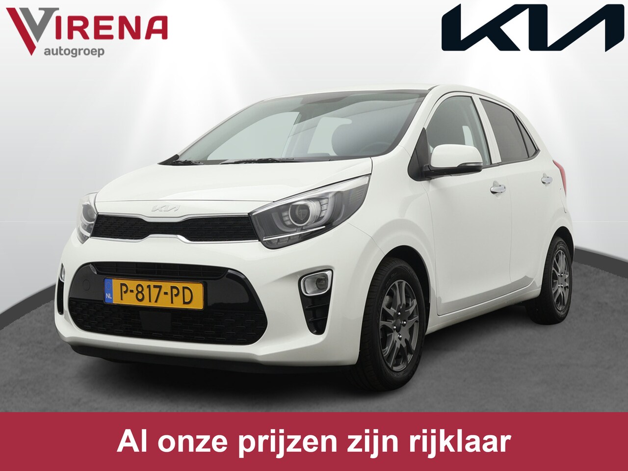 Kia Picanto - 1.0 DPi DynamicPlusLine - Navigatie - Apple CarPlay/Android Auto - Achteruitrijcamera - Cr - AutoWereld.nl