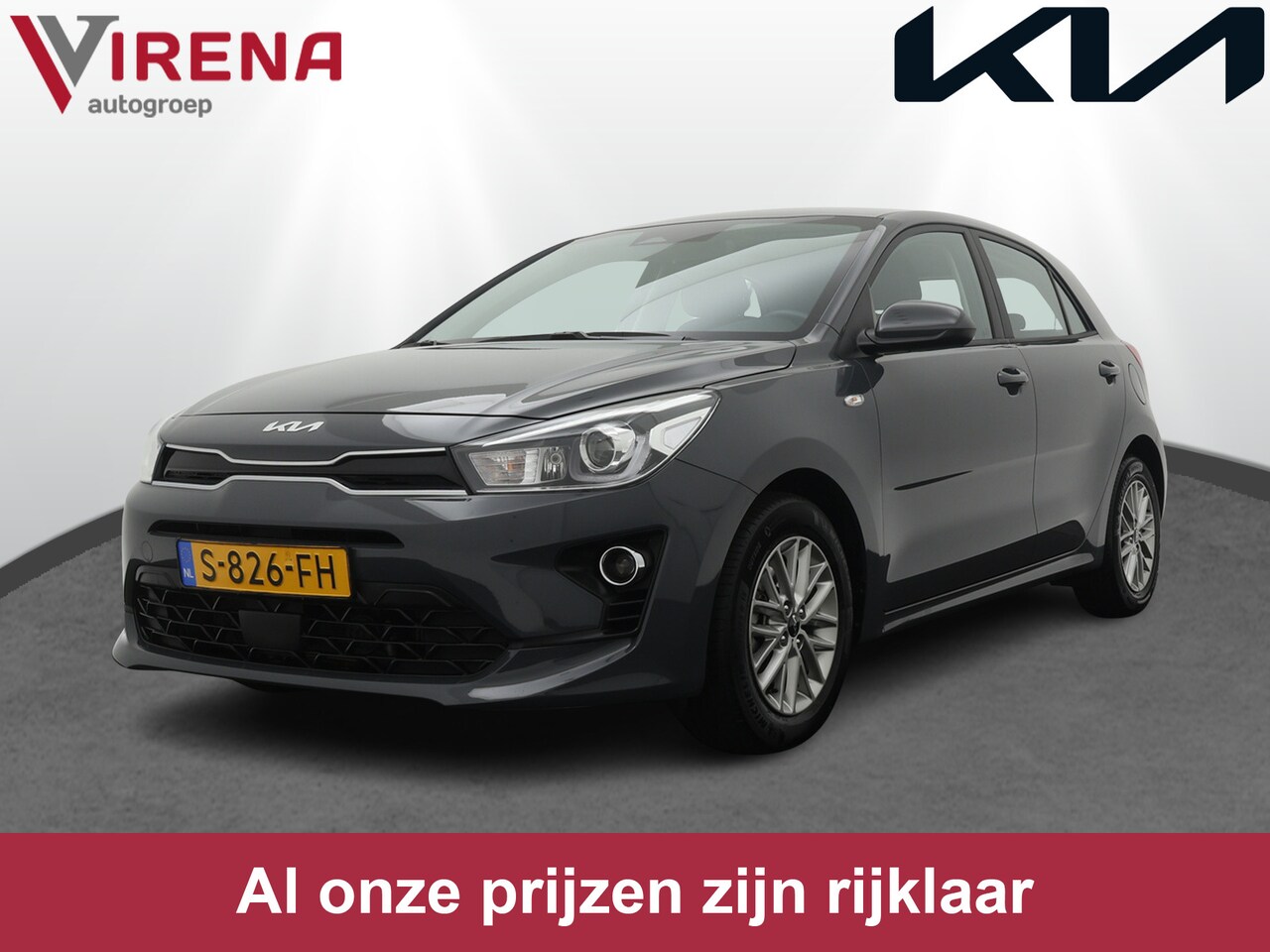 Kia Rio - 1.0 T-GDi MHEV DynamicLine - Navigatie - Cruise Control - Climate Control - Achteruitrij C - AutoWereld.nl