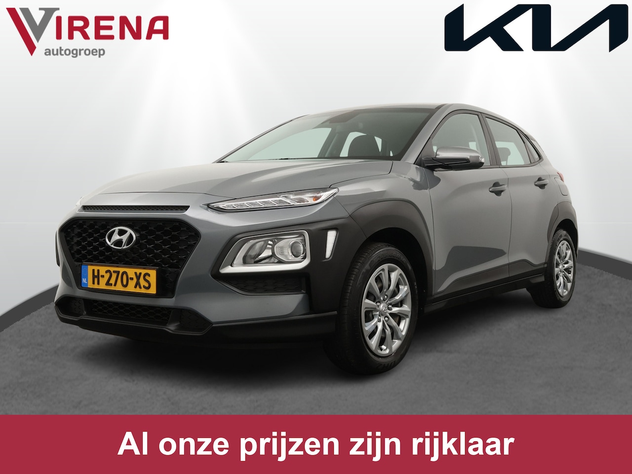 Hyundai Kona - 1.0 T-GDI i-Drive 120PK - Airco - Trekhaak - Bluetooth - Cruise control - 12 maanden Bovag - AutoWereld.nl