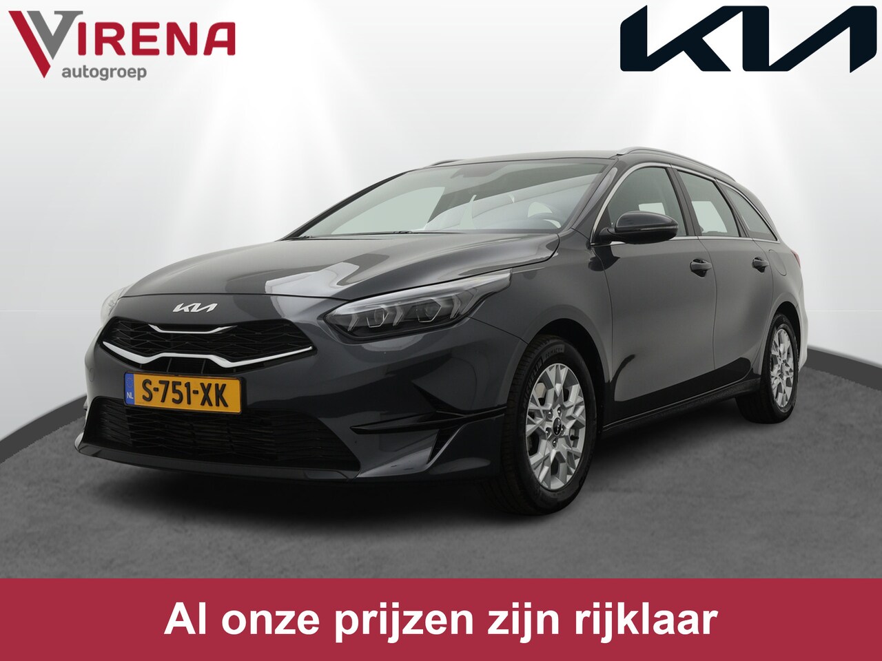 Kia Cee'd Sportswagon - Ceed 1.0 T-GDi DynamicLine - Cruise Control - Climate Control - Navigatie - Apple/Android - AutoWereld.nl