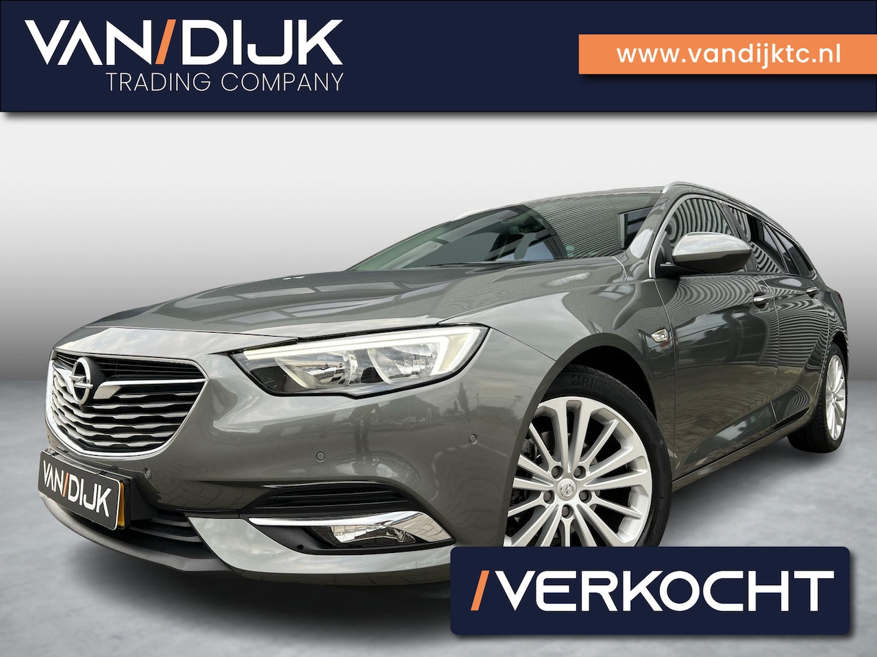 Opel Insignia Sports Tourer - 1.5 Turbo Business Executive ✓Keyless ✓Half Leder ✓BLIS ✓Navigatie Full Map ✓Camera ✓Winte - AutoWereld.nl