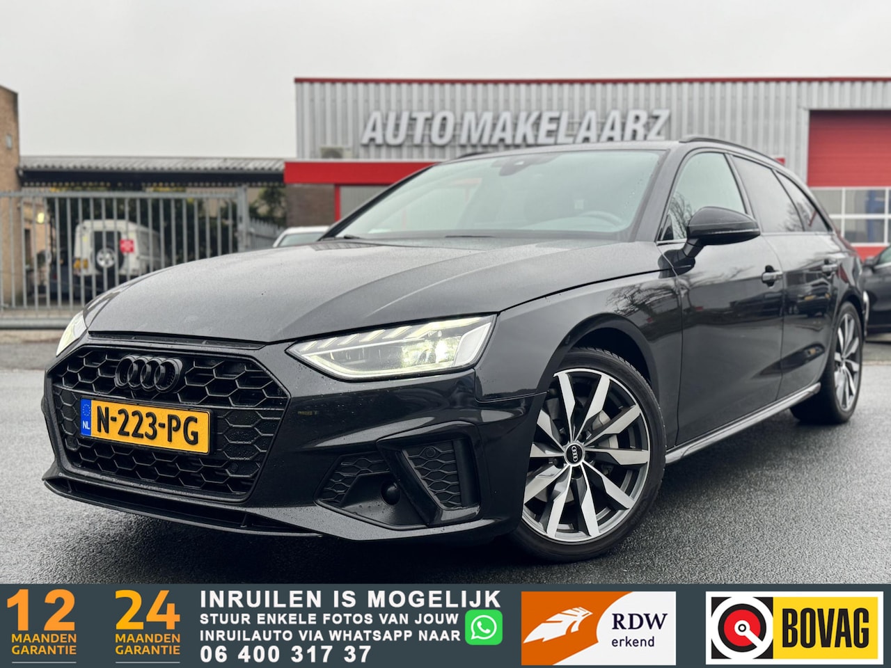 Audi A4 Avant - 40 TFSI S-line MATRIX B&O SFEER VIRTUAL ACC - AutoWereld.nl