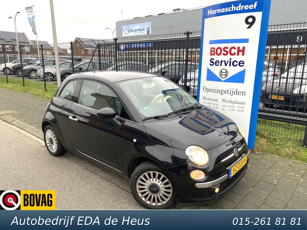 Fiat 500 - 1.2 Lounge met o.a. panoramadak, allseason, elektr. rmn, etc. - AutoWereld.nl