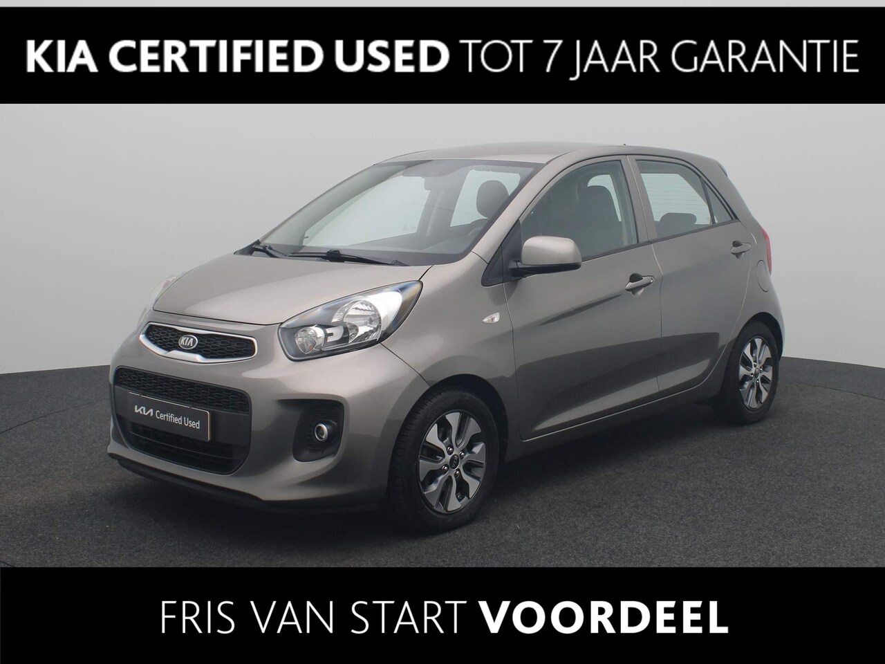 Kia Picanto - 1.0 CVVT EconomyPlusLine Navigator | Eerste Eigenaar | Navigatie | Climate Control | LM Ve - AutoWereld.nl