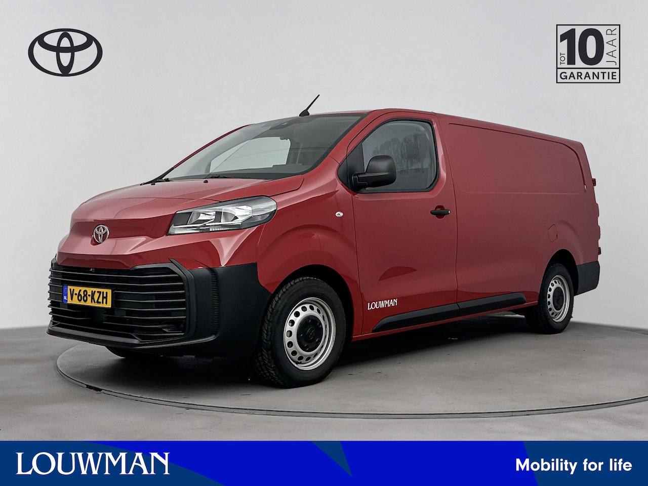 Toyota PROACE Long Worker - 2.0 D-4D Challenger Trekhaak | speciale Fleetkleur Brick Red - AutoWereld.nl