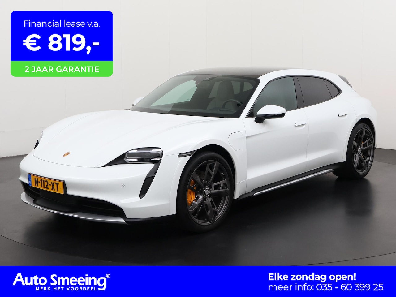 Porsche Taycan Cross Turismo - 4 93 kWh | 1e Eigenaar | 381pk | 21" | Panoramadak | Leder | Zondag Open! - AutoWereld.nl