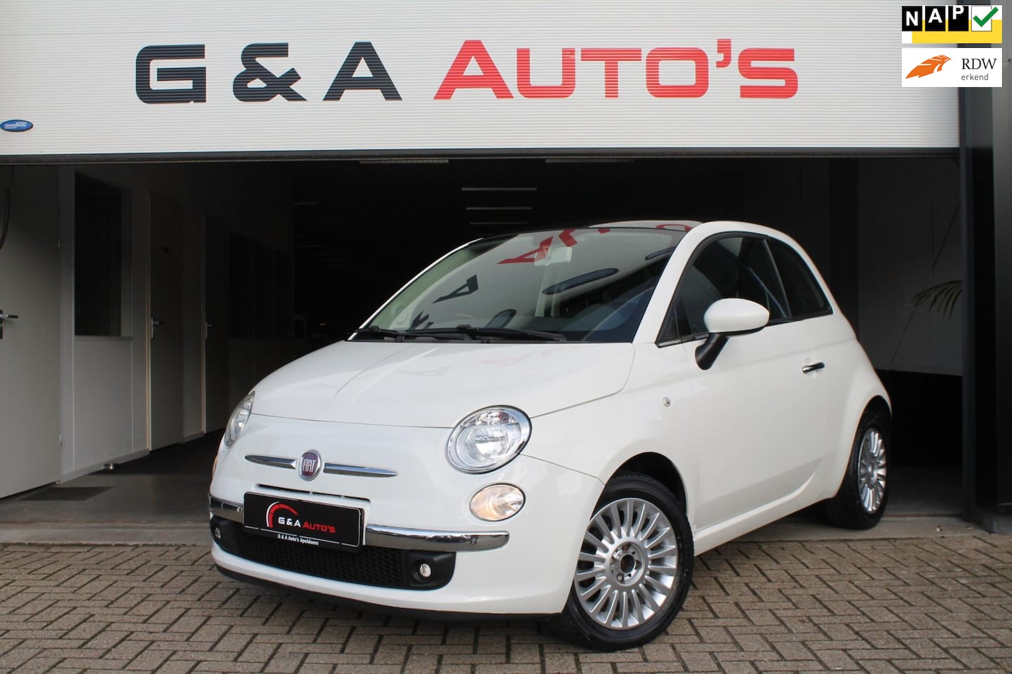 Fiat 500 - 1.2 AIRCO / PDC / STOELVERW / PANODAK - AutoWereld.nl