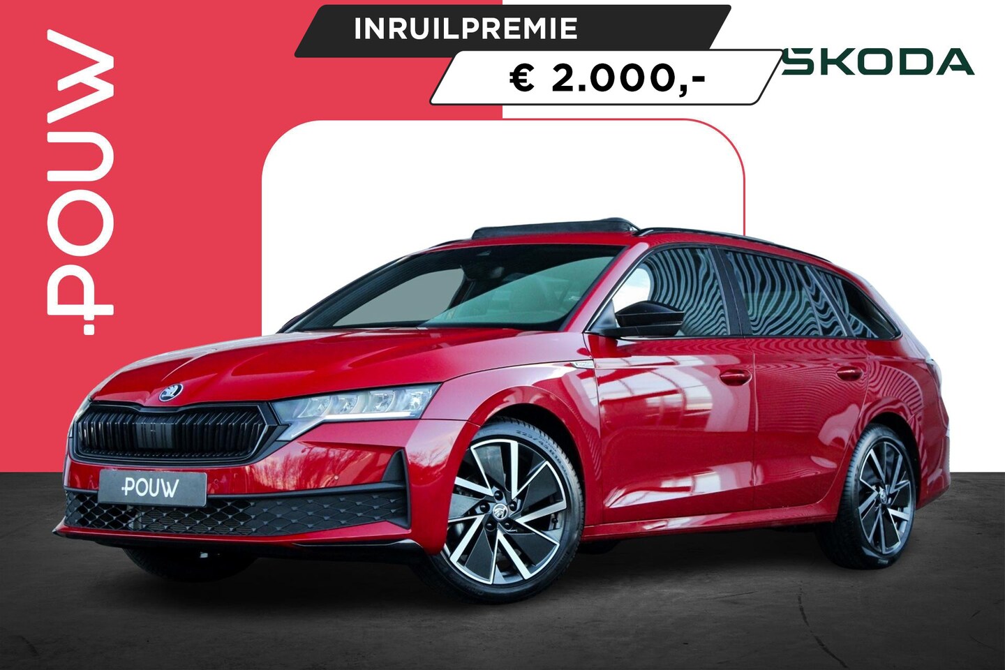 Skoda Octavia Combi - 1.5 TSI 150pk MHEV Sportline Business | Trekhaak Wegklapbaar | Panoramdak - AutoWereld.nl