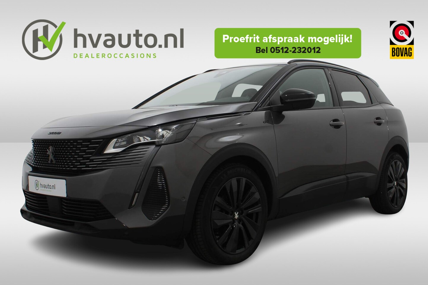 Peugeot 3008 - 1.2 PURETECH 130PK GT BLACK PACK EAT8 | Navi | El. achterklep | 19 inch - AutoWereld.nl