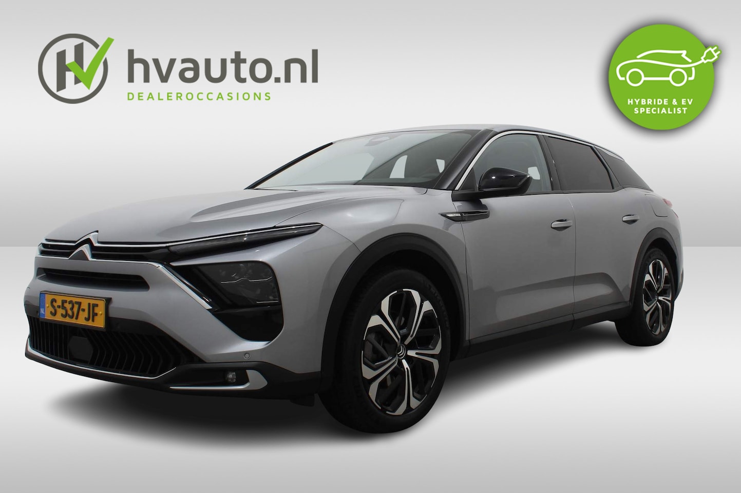 Citroën C5 X - 1.6 PLUG-IN HYBRID BUSINESS PLUS EAT8 | Leer | Trekhaak | HUD - AutoWereld.nl