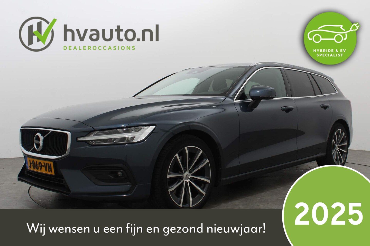 Volvo V60 - 2.0 B3 163PK BUSINESS PRO AUT8 | Leer | Comfortstoelen | Park Assist | 18 inch - AutoWereld.nl